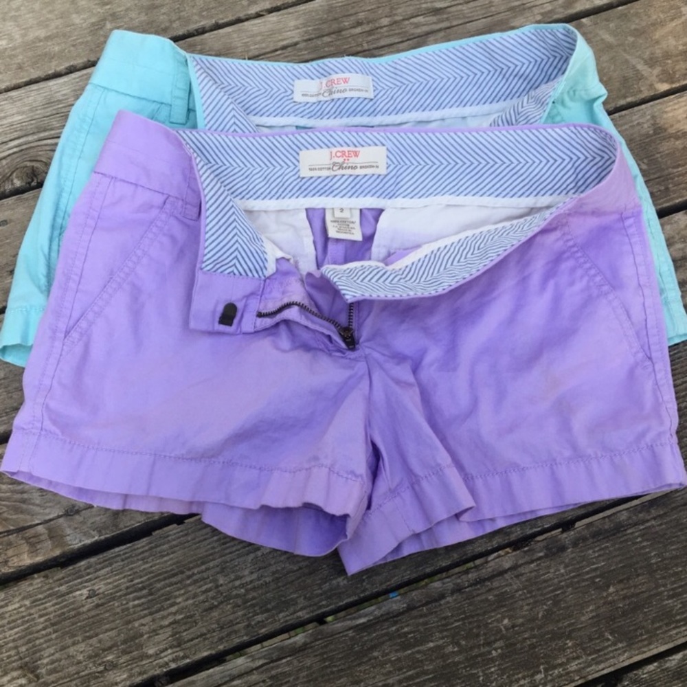 J-Crew Colorful Shorts Bundle! 💜💙